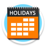 public holiday center android application logo